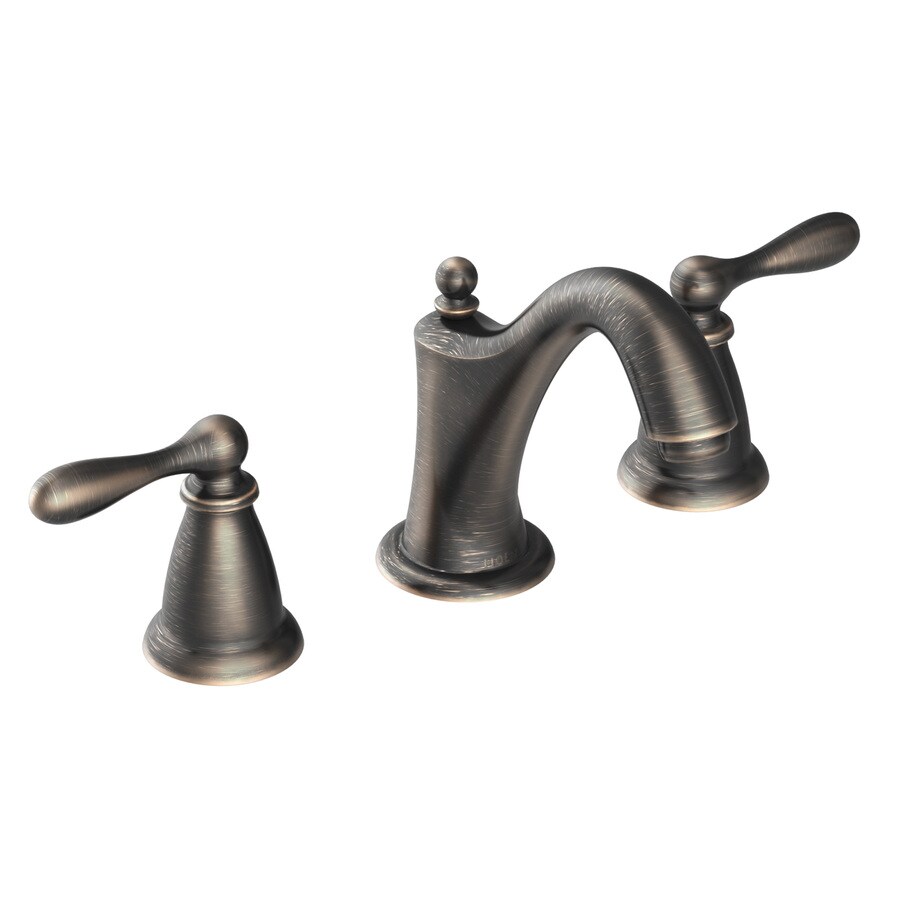 Moen Caldwell Mediterranean Bronze 2Handle Widespread WaterSense