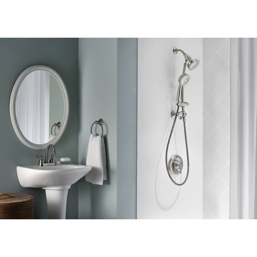 Moen Caldwell Spot Resist Brushed Nickel Shower Head with Handheld