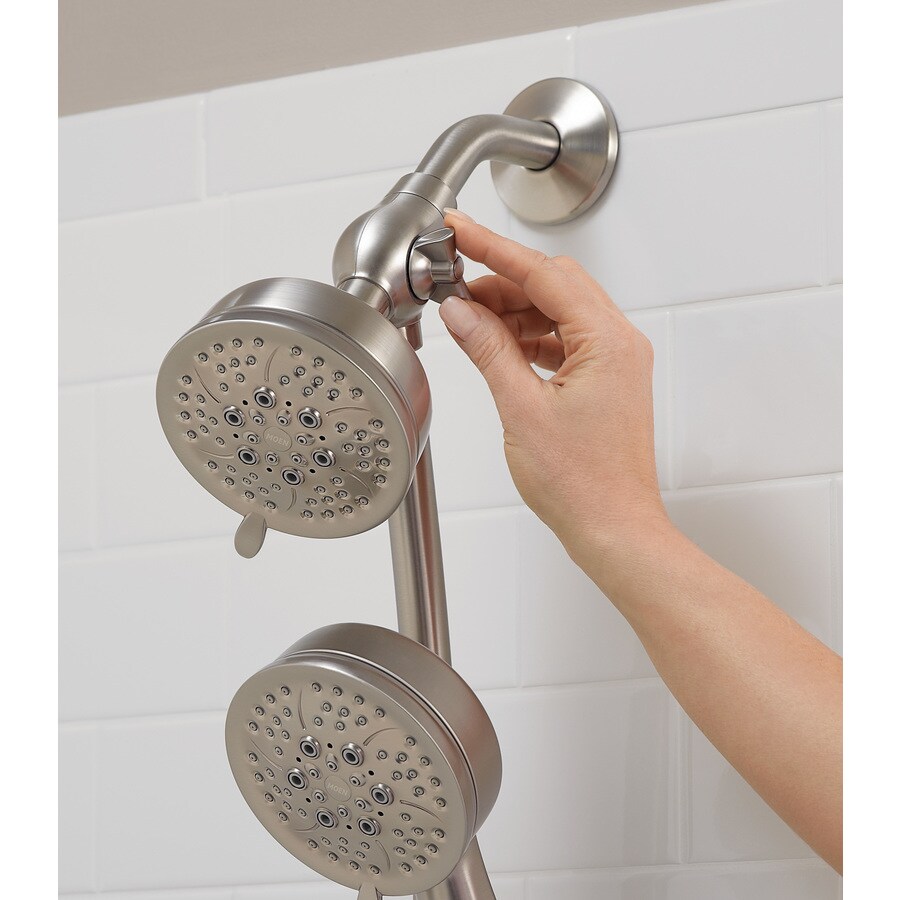 Moen Caldwell Spot Resist Brushed Nickel Shower Head with Handheld