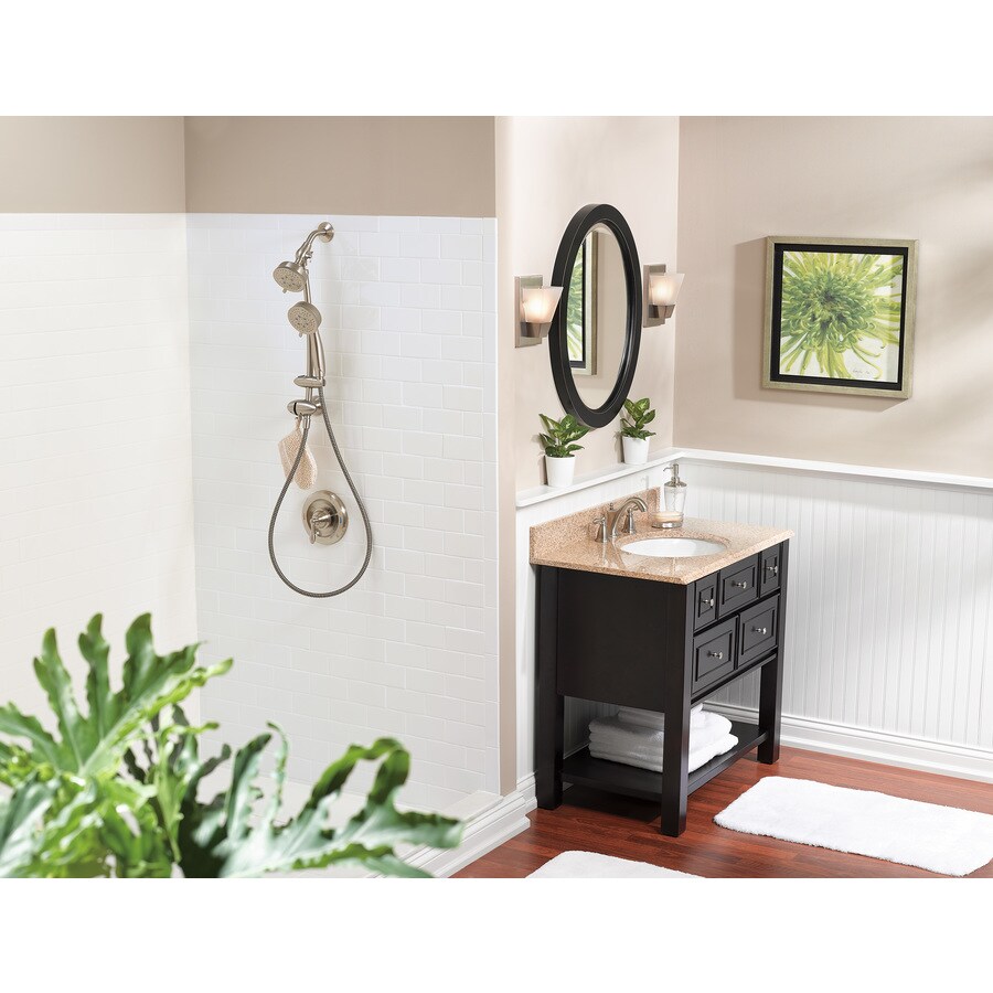 Moen Caldwell Spot Resist Brushed Nickel Shower Head with Handheld