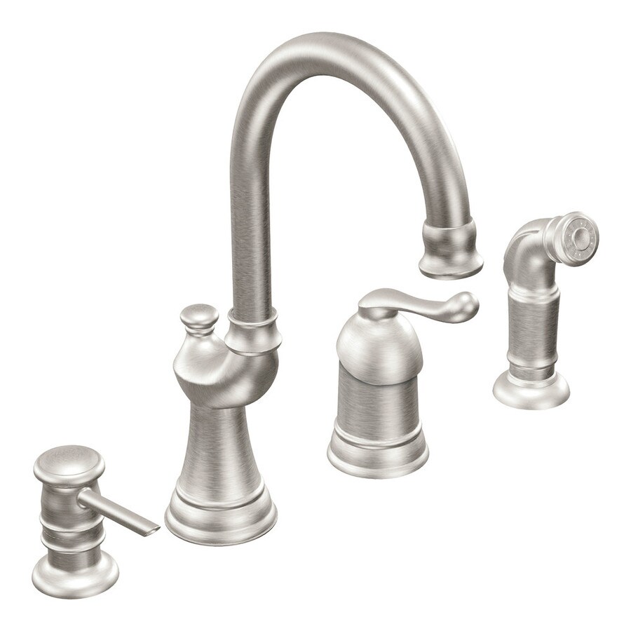 Moen Muirfield Kitchen Faucet | shop moen muirfield spot resist stainless 1 handle high arc deck Moen Muirfield Kitchen Faucet | shop moen muirfield spot resist stainless 1 handle high arc deck
