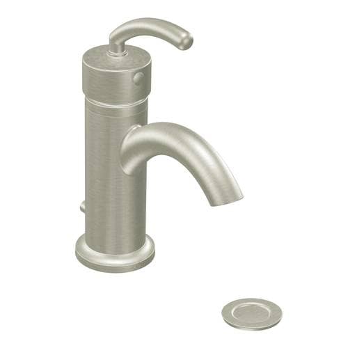 Moen Icon Brushed Nickel 1-Handle Single Hole 4-in ...