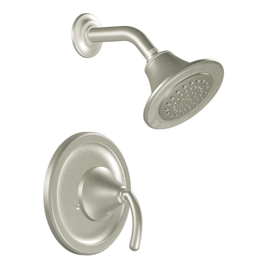 Shop Moen Icon Brushed Nickel 1Handle Shower Faucet Trim Kit with