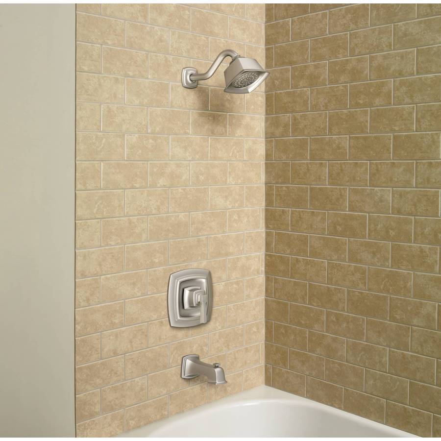 Moen Boardwalk Spot Resist Brushed Nickel 1handle Faucet Valve Included at