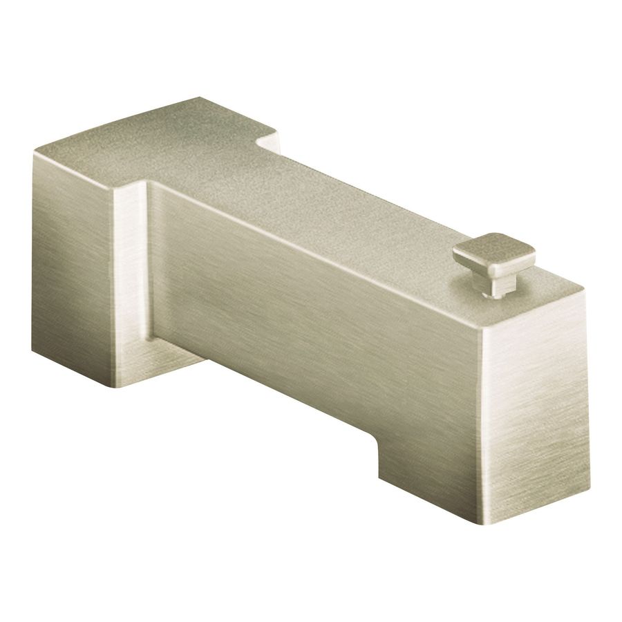 Moen Brushed Nickel Commercial Wall Mount Bathtub Faucet At