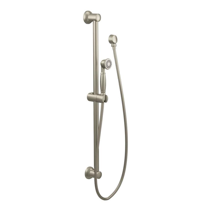 Shop Moen Temp Brushed Nickel 1Spray Shower Head at