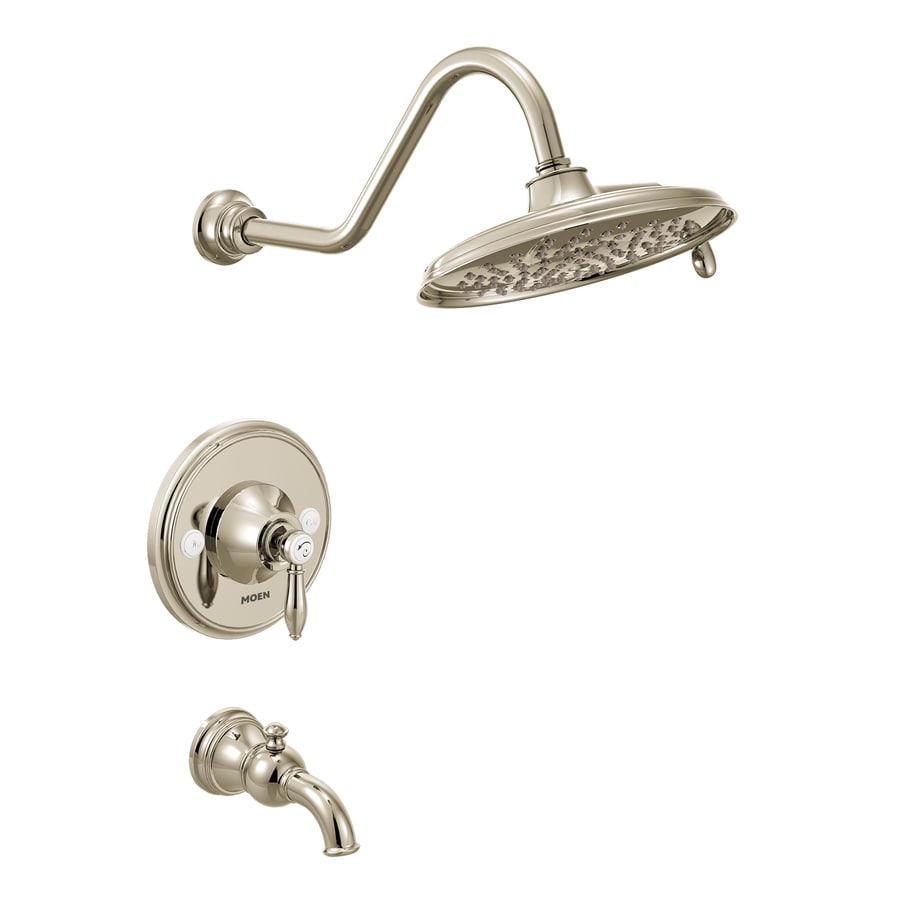 Moen Weymouth Polished Nickel 1handle Bathtub and Shower Faucet at
