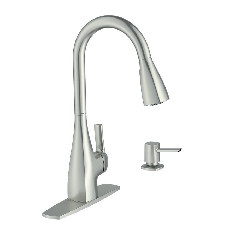 Moen Kiran Spot Resist Stainless 1 Handle Pull Down Kitchen Faucet