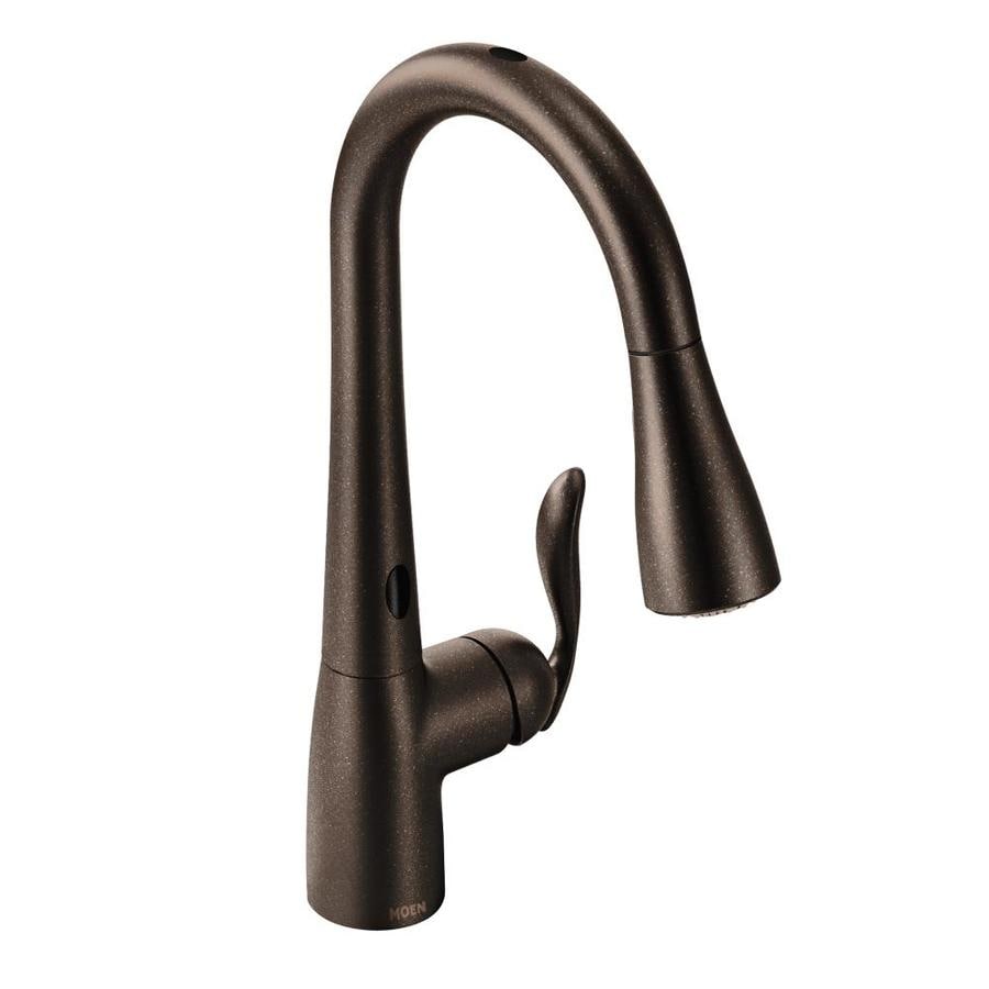 Shop Moen Arbor with Motionsense Oil-Rubbed Bronze 1-Handle Pull-Down 