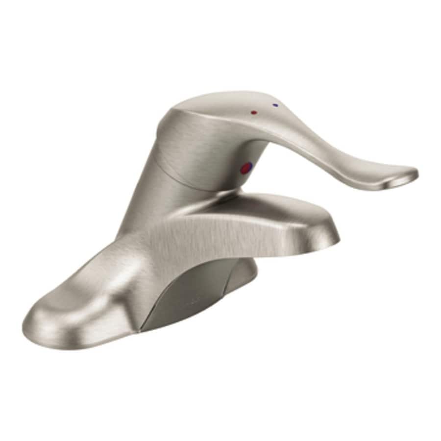 Moen MBition Classic Brushed Nickel 1Handle WaterSense Commercial Bathroom Faucet at
