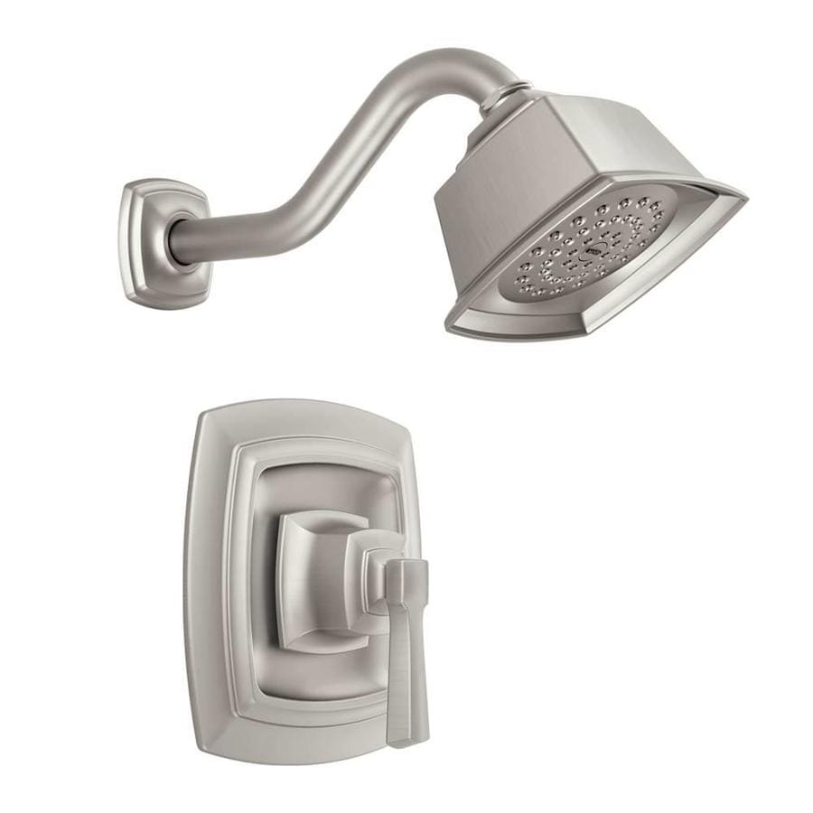 Shop Bathtub & Shower Faucets at Lowes.com  Moen Boardwalk 1-Handle WaterSense Shower Faucet with Single Function  Showerhead