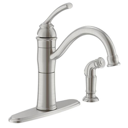 Moen Kitchen Faucets Lowes / Moen Sullivan Spot Resist Stainless 1