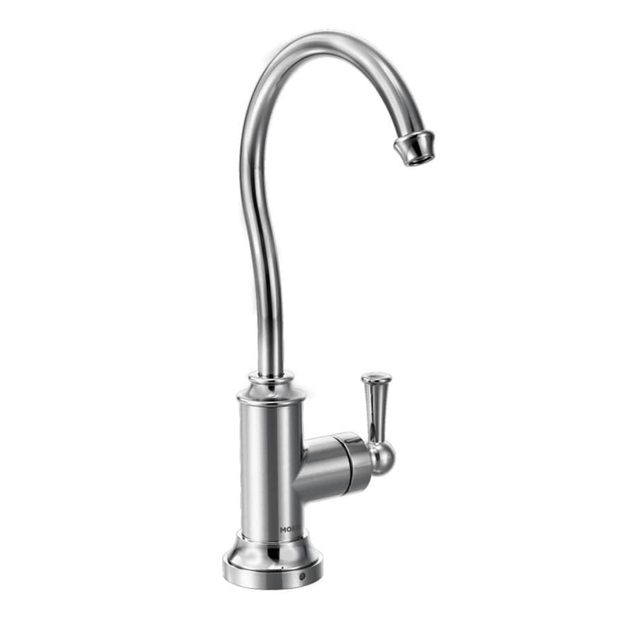 Moen Sip Chrome 1-Handle Deck Mount High-Arc Handle/Lever Commercial/Residential Kitchen Faucet