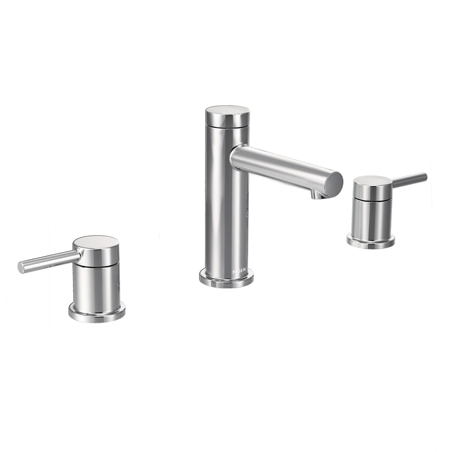 Moen Align Chrome 2-Handle Widespread WaterSense Bathroom ...