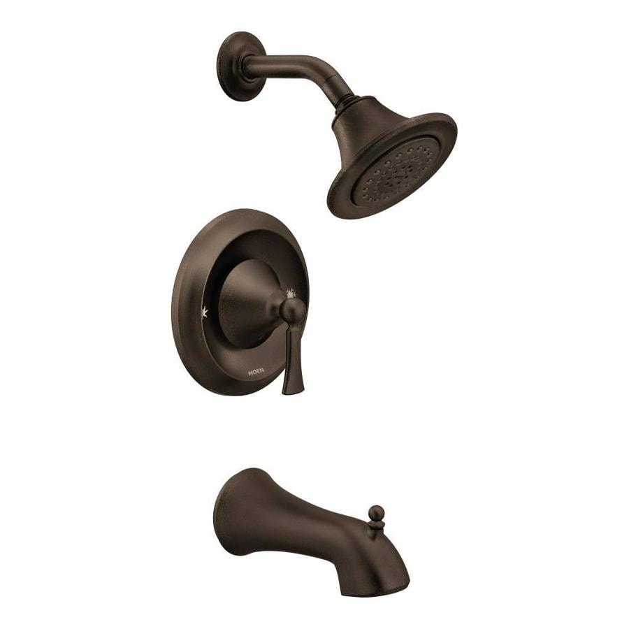 Moen Wynford Oil Rubbed Bronze 1-handle Bathtub and Shower Faucet at ...