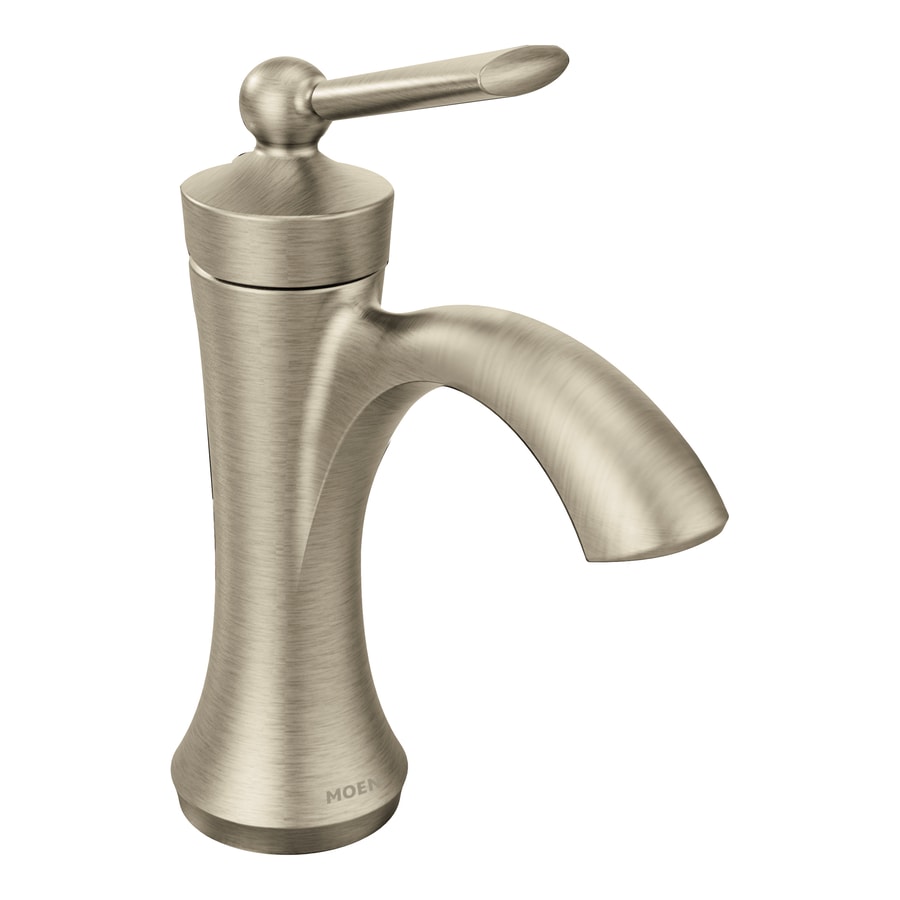 lowes bathroom sink faucets brushed nickel