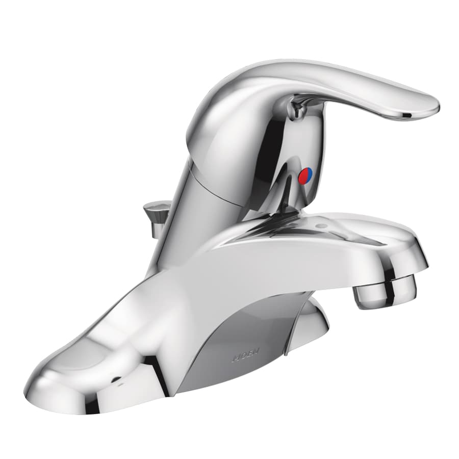 Moen Adler Chrome 1-handle 4-in Centerset WaterSense ...