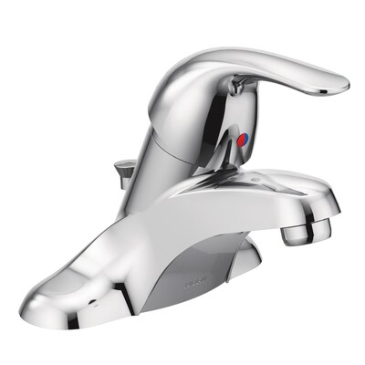Moen Adler Chrome 1 Handle 4 In Centerset Watersense Bathroom Sink