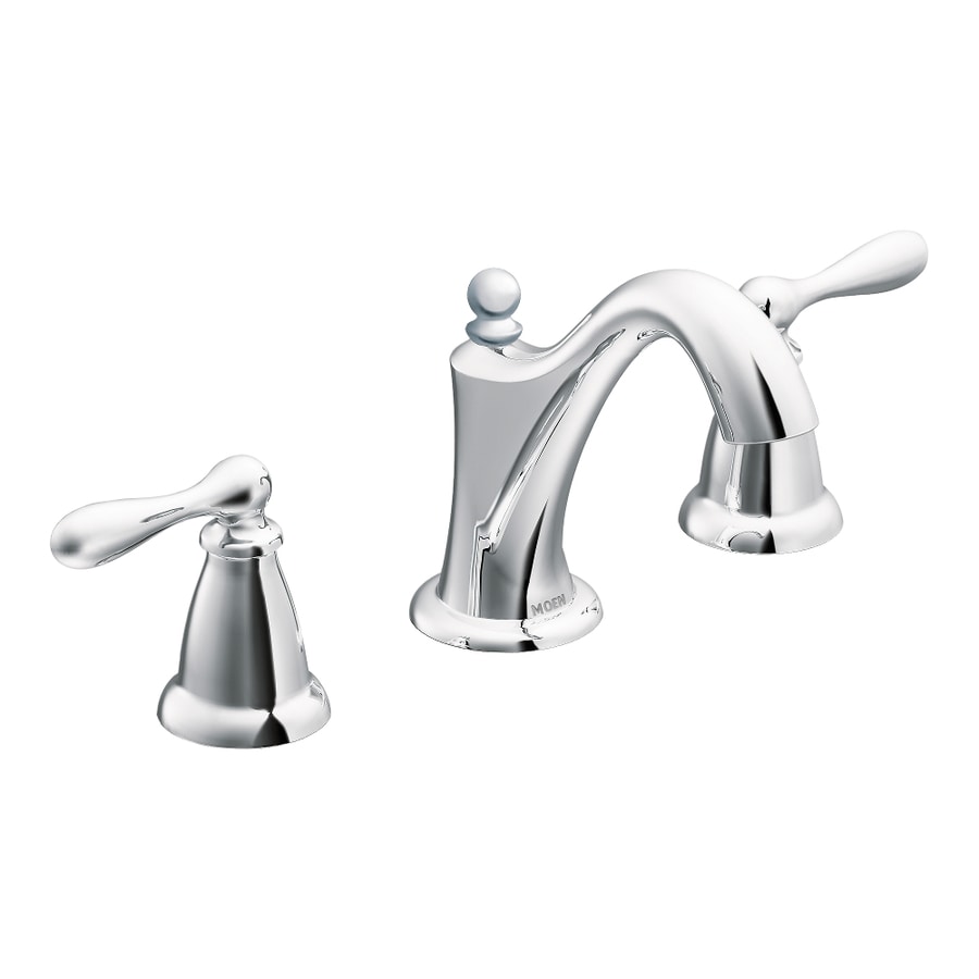 Shop Moen Caldwell Chrome 2-Handle Widespread WaterSense Bathroom