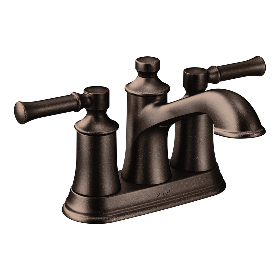 Moen Dartmoor Oil rubbed Bronze 2Handle 4in Centerset