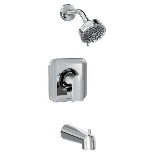 Moen Genta Chrome 1handle Bathtub and Shower Faucet in the Shower