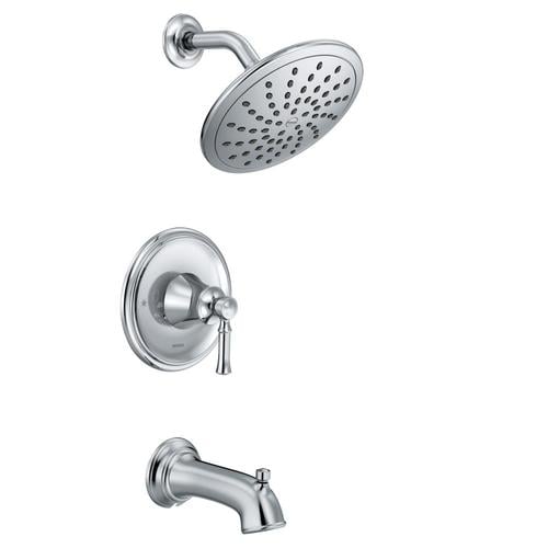 Moen Dartmoor Chrome 1-handle Bathtub and Shower Faucet in the Shower ...