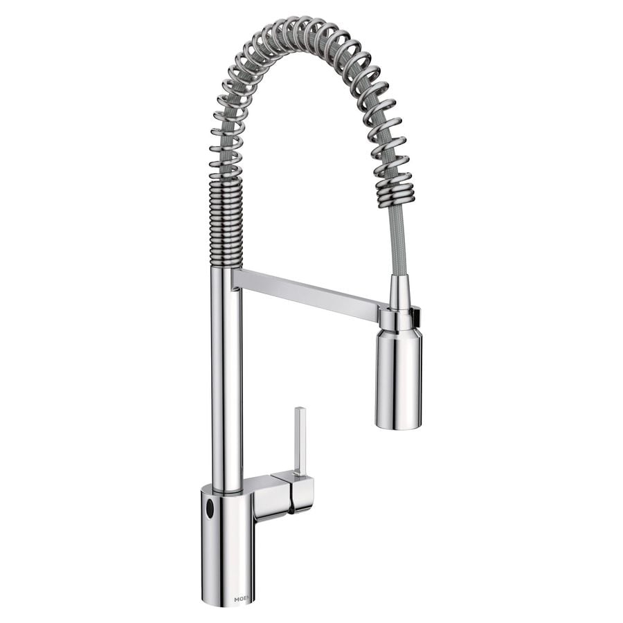 Moen Align Chrome 1-Handle Deck Mount High-Arc Touchless ...