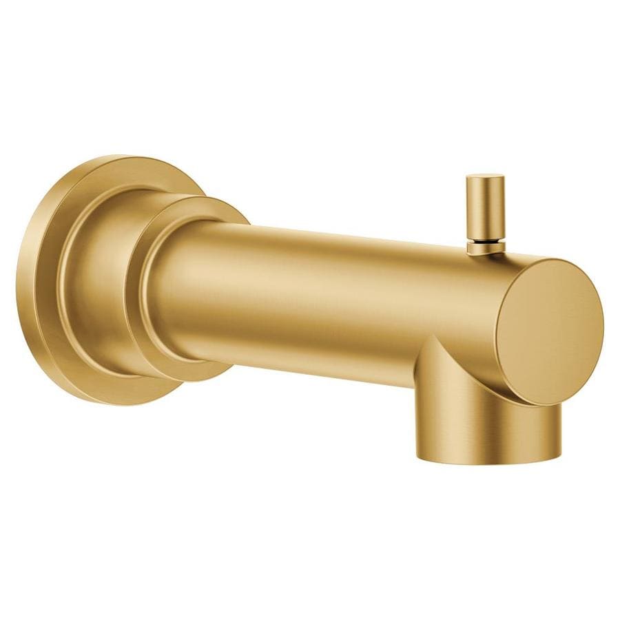 Moen Brushed Gold Wall Mount Bathtub Faucet at
