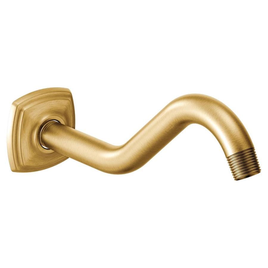 Moen 0.5-in Brushed Gold Shower Arm and Flange at Lowes.com