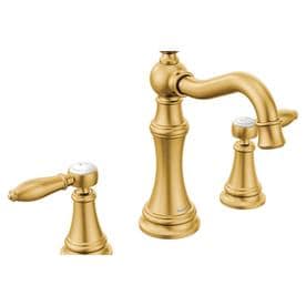 Gold Brushed Bathroom Sink Faucets at Lowes.com