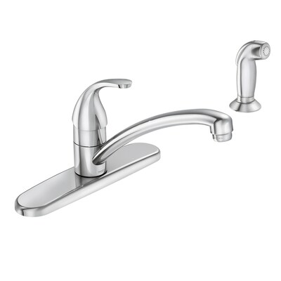 Moen Adler Chrome 1 Handle Deck Mount Low Arc Commercial