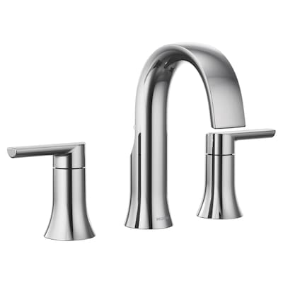 Moen The Doux Collection Chrome 2 Handle Widespread Watersense