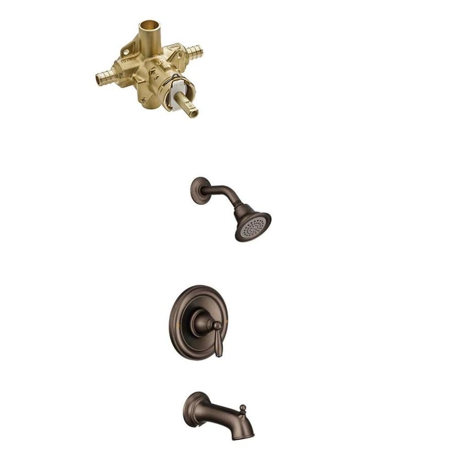 Moen Brantford Oil Rubbed Bronze 1 Handle Bathtub And Shower Faucet   026508296066 