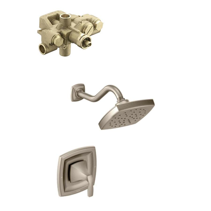 Moen Voss Brushed Nickel 1handle Shower Faucet with Valve at