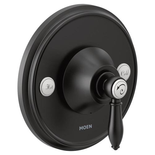 Moen Matte Black Lever Shower Handle in the Shower Faucet Handles