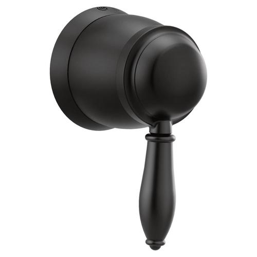 Moen Matte Black Lever Shower Handle in the Shower Faucet Handles