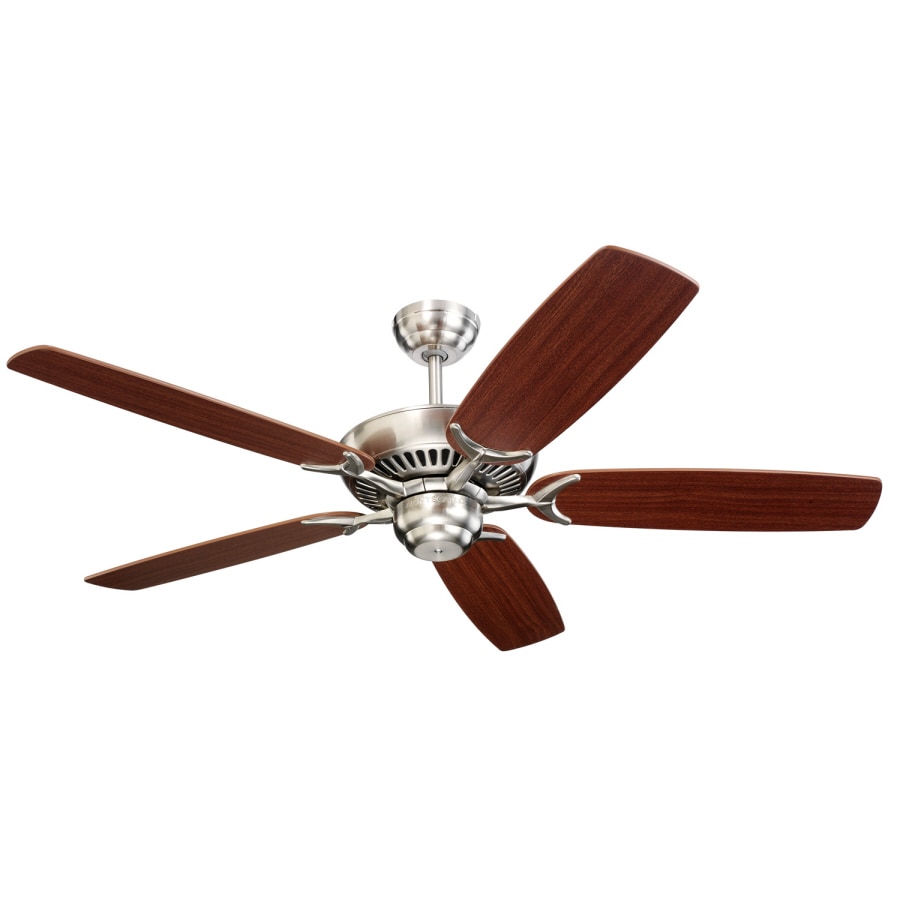 Monte Carlo Fan Company 5CO52BS Colony 52-in Brushed Steel Multi-Position Ceiling Fan ENERGY STAR