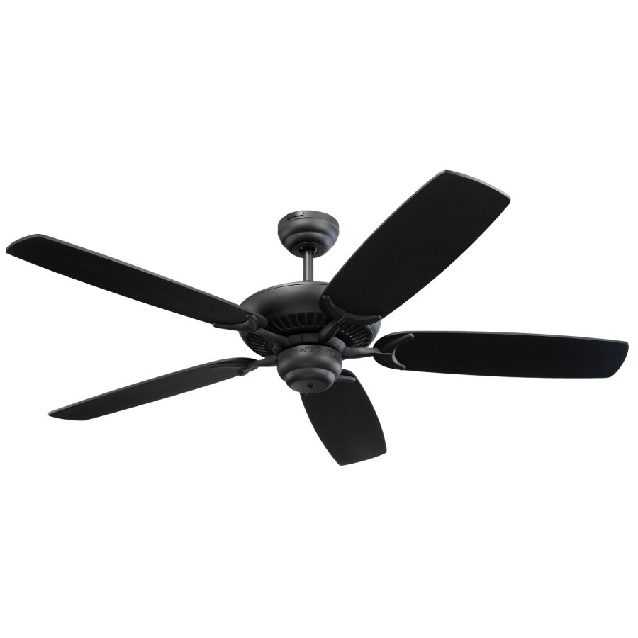Monte Carlo Fan Company 5CO52BK Colony 52-in Black Multi-Position Ceiling Fan ENERGY STAR