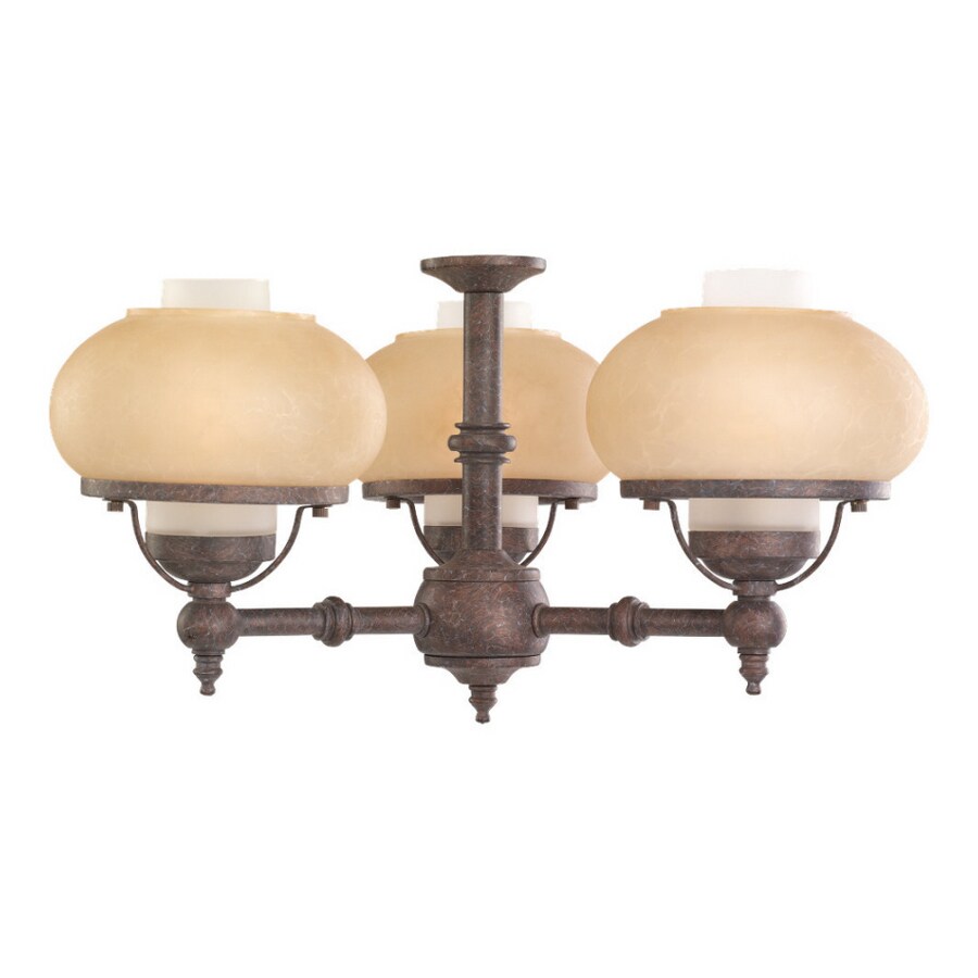 Monte Carlo Fan Company MC181OC 3-Light Old Chicago Aladdin Light Kit