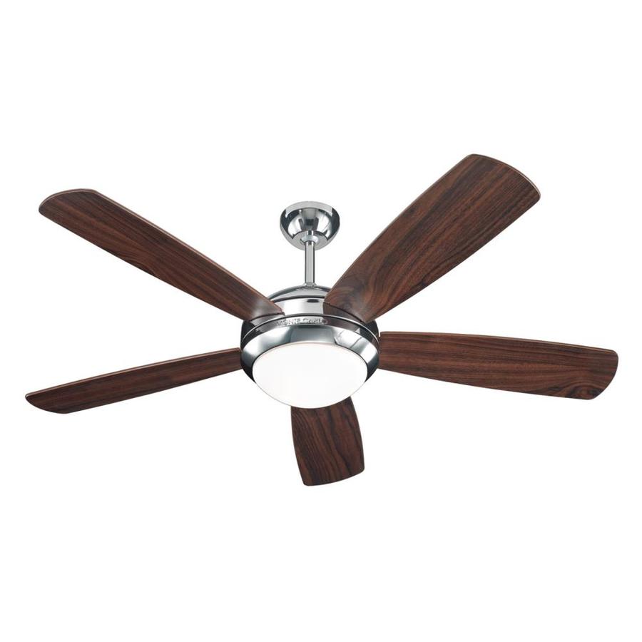 Monte Carlo Discus 52in Indoor Ceiling Fan with Light Kit (5Blade) at