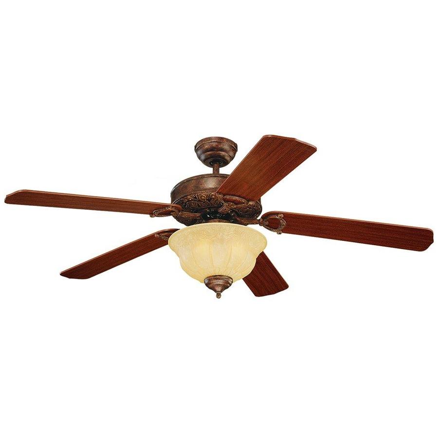 Monte Carlo 52 In Indoor Ceiling Fan With Light Kit 5 Blade At