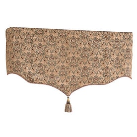 Style Selections Chateau Tapestry 21-in Multicolor Polyester Rod Pocket Valance