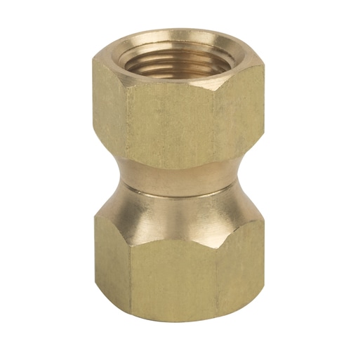 BrassCraft 3/8-in x 3/8-in dia Threaded Coupling Fitting in the Brass ...