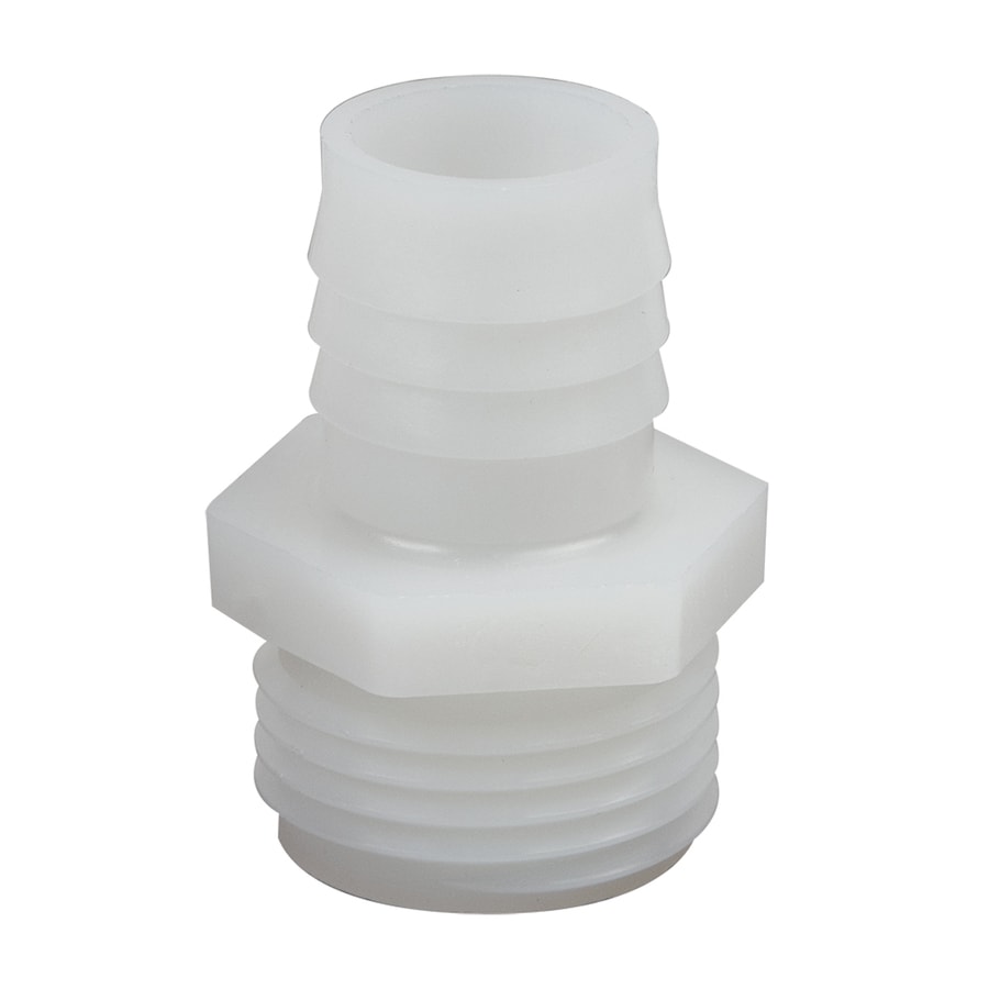 BrassCraft 3/4in x 3/4in Barbed Barb x Garden Hose Adapter Fitting at