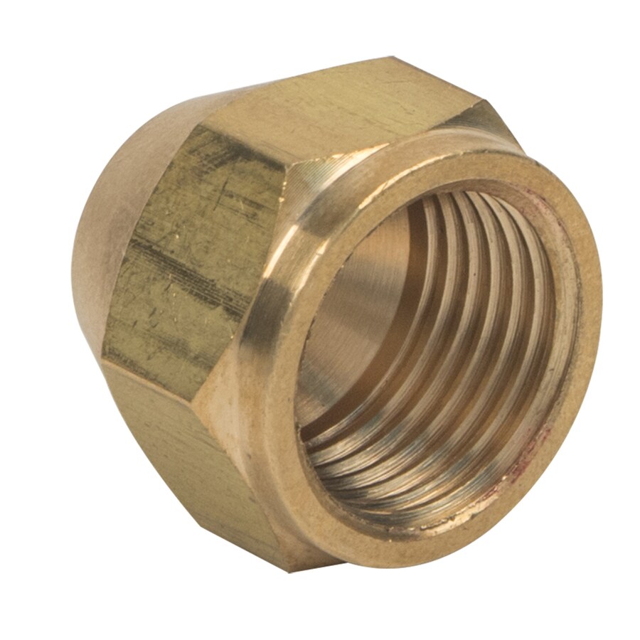 BrassCraft 3/8-in Threaded Cap Fitting in the Brass Fittings department ...