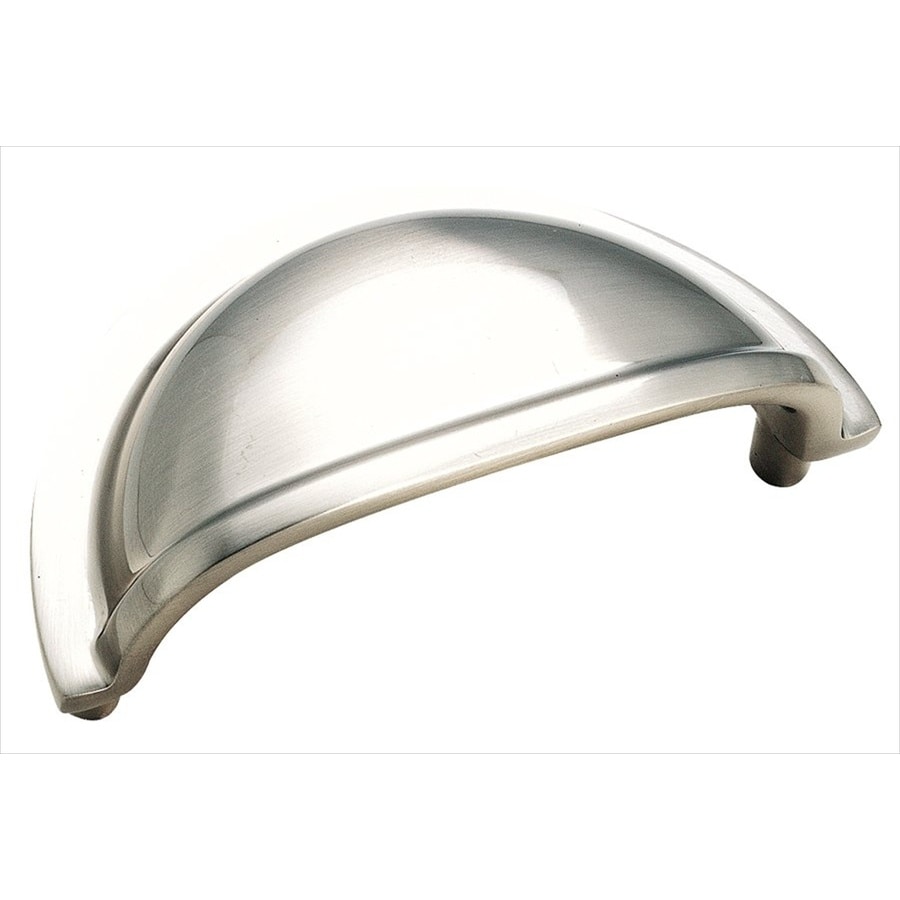 Shop Amerock 3in CentertoCenter Sterling Nickel Advantage Cup Cabinet Pull at Lowes.com