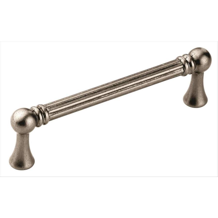 Amerock Vasari 3-3/4-in Center To Center Antique Nickel Rectangular Amerock Vasari 3-3/4-in Center to Center Antique Nickel Rectangular Bar - Amerock Vasari 3-3/4-in Center To Center Antique Nickel Rectangular