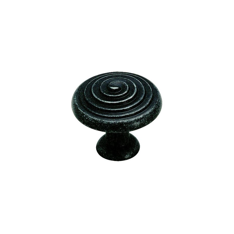 Shop Amerock Divinity Wrought Iron Dark Round Knob at