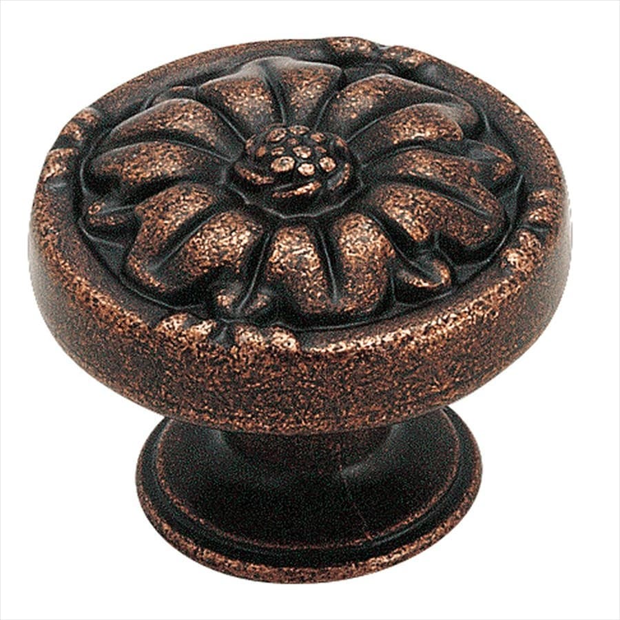 Amerock Natural Elegance Rustic Bronze Round Cabinet Knob ...