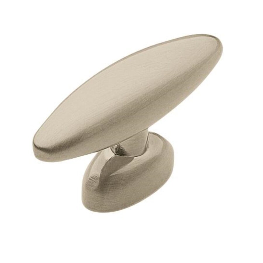 Amerock Allison Value 1.5625in Satin Nickel Oval Contemporary